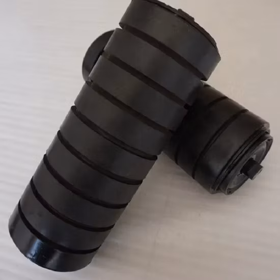 방수 컨베이어 임팩트 아이들러 풀리/임팩트 고무 롤러