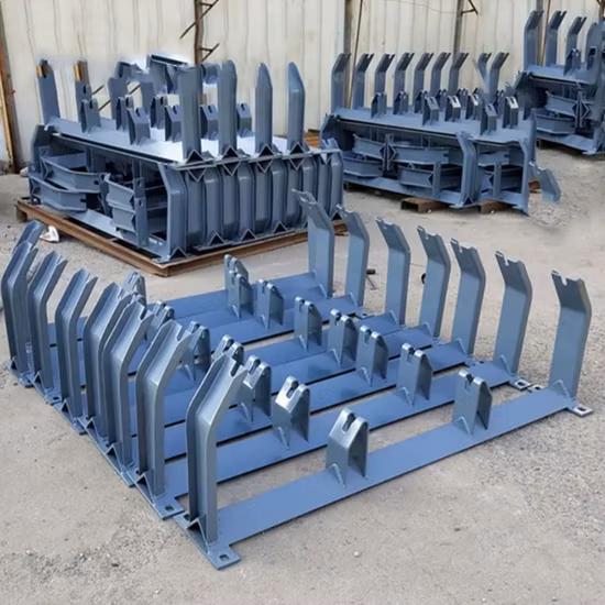 고품질 단조 휠, 홈이 있는 강철 컨베이어 롤러 프레임