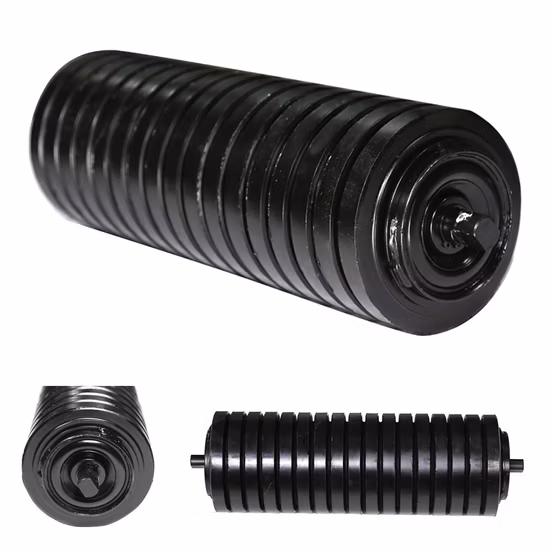 고무 벨트 컨베이어 충격 완충 롤러