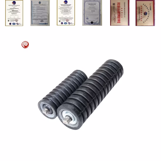 Konweyour DIN 표준 벨트 컨베이어 채석장용 롤러 운반